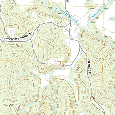 United States Geological Survey Americus, MO (2021, 24000-Scale) digital map