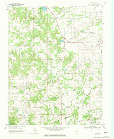 United States Geological Survey Ames, IL (1970, 24000-Scale) digital map