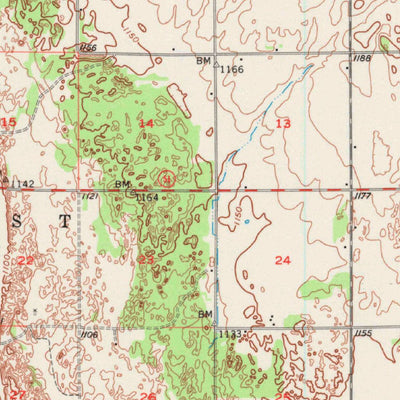 United States Geological Survey Ames, OK (1956, 62500-Scale) digital map