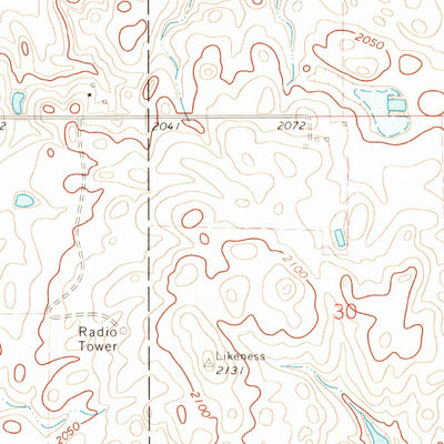 United States Geological Survey Ames, SD (1973, 24000-Scale) digital map