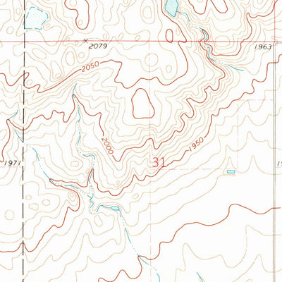 United States Geological Survey Ames, SD (1973, 24000-Scale) digital map