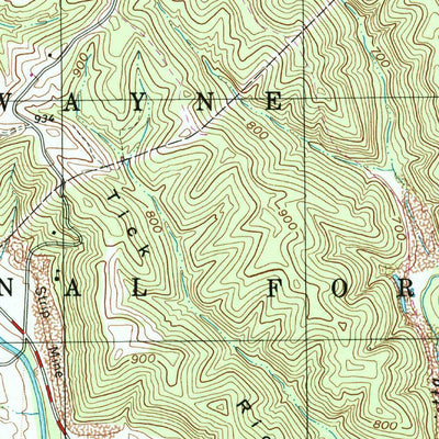 United States Geological Survey Amesville, OH (1994, 24000-Scale) digital map