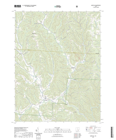 United States Geological Survey Amesville, OH (2023, 24000-Scale) digital map