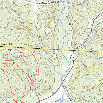 United States Geological Survey Amesville, OH (2023, 24000-Scale) digital map