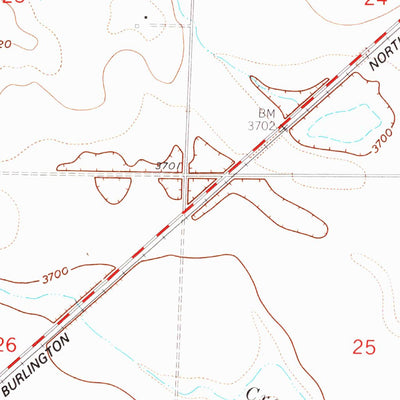 United States Geological Survey Amherst, CO (1962, 24000-Scale) digital map