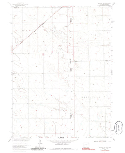 United States Geological Survey Amherst NE, CO-NE (1962, 24000-Scale) digital map
