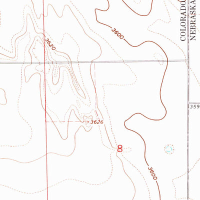 United States Geological Survey Amherst NE, CO-NE (1962, 24000-Scale) digital map