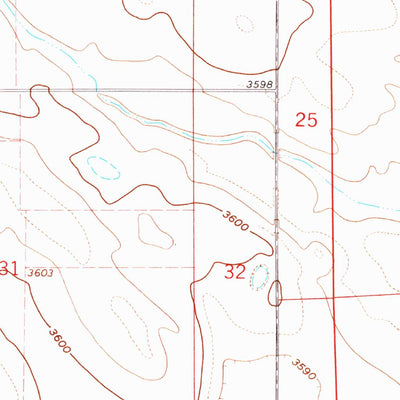 United States Geological Survey Amherst NE, CO-NE (1962, 24000-Scale) digital map