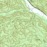 United States Geological Survey Amicalola, GA (1971, 24000-Scale) digital map