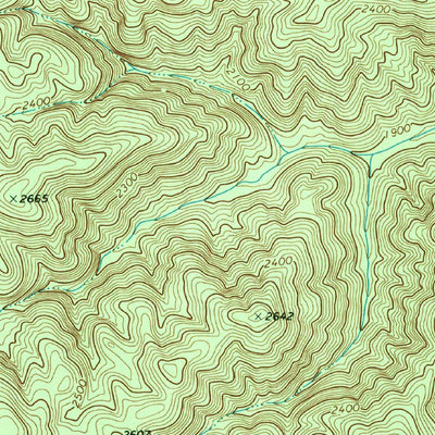 United States Geological Survey Amicalola, GA (1971, 24000-Scale) digital map