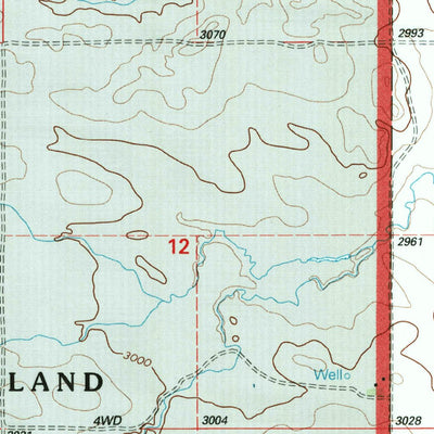 United States Geological Survey Amidon, ND (1997, 24000-Scale) digital map