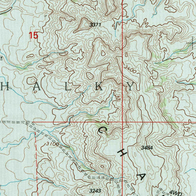 United States Geological Survey Amidon, ND (1997, 24000-Scale) digital map