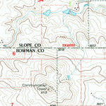 United States Geological Survey Amidon SE, ND (1997, 24000-Scale) digital map