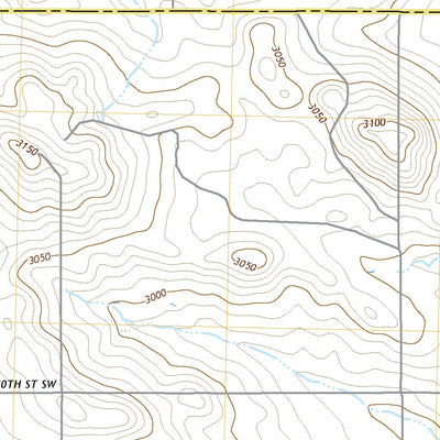 United States Geological Survey Amidon SE, ND (2020, 24000-Scale) digital map