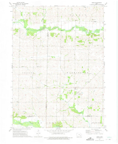United States Geological Survey Amish, IA (1973, 24000-Scale) digital map