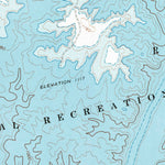 United States Geological Survey Amistad Dam, TX (1972, 24000-Scale) digital map