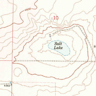 United States Geological Survey Amistad, NM (1971, 24000-Scale) digital map