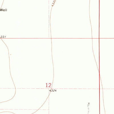United States Geological Survey Amistad SE, NM-TX (1971, 24000-Scale) digital map