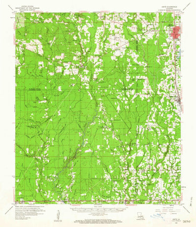 United States Geological Survey Amite, LA (1959, 62500-Scale) digital map