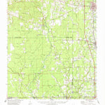 United States Geological Survey Amite, LA (1974, 62500-Scale) digital map