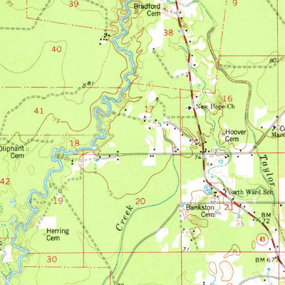 United States Geological Survey Amite, LA (1974, 62500-Scale) digital map