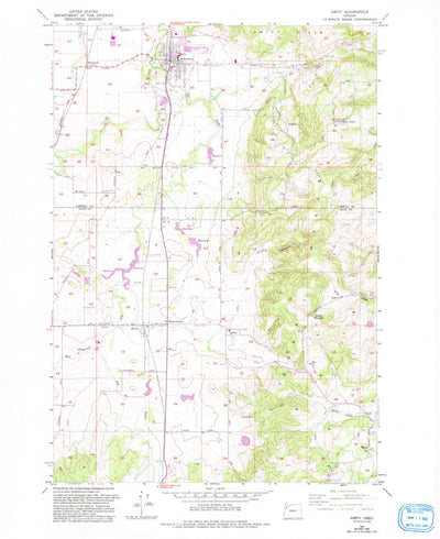 United States Geological Survey Amity, OR (1957, 24000-Scale) digital map