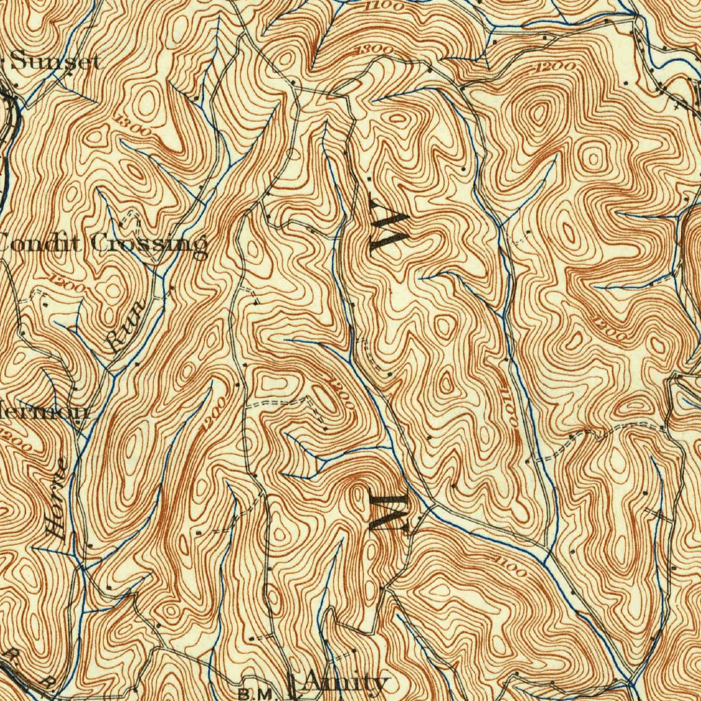 Amity Map Amity, PA (1904, 62500-Scale) Map by United States Geological Survey ...