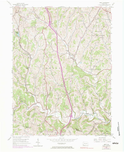 United States Geological Survey Amity, PA (1954, 24000-Scale) digital map