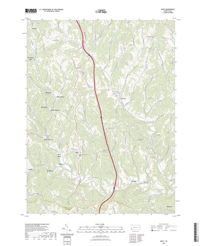 United States Geological Survey Amity, PA (2023, 24000-Scale) digital map