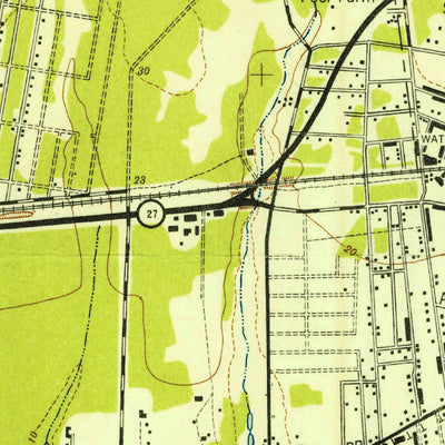 United States Geological Survey Amityville, NY (1947, 24000-Scale) digital map