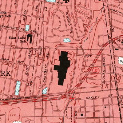 United States Geological Survey Amityville, NY (1994, 24000-Scale) digital map