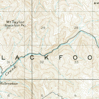 United States Geological Survey Ammon, ID (1924, 62500-Scale) digital map