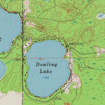 United States Geological Survey Amnicon Lake, WI (1954, 24000-Scale) digital map
