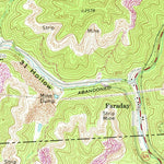United States Geological Survey Amonate, VA-WV (1968, 24000-Scale) digital map