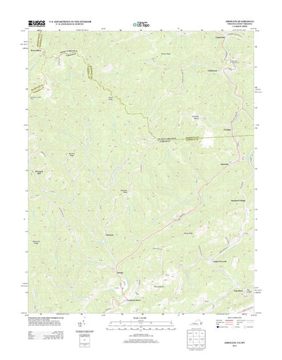 United States Geological Survey Amonate, VA-WV (2013, 24000-Scale) digital map
