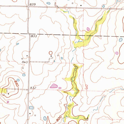 United States Geological Survey Amoret, MO-KS (1961, 24000-Scale) digital map