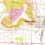 United States Geological Survey Amoret, MO-KS (1961, 24000-Scale) digital map