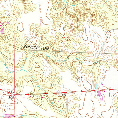 United States Geological Survey Amory, MS (1966, 24000-Scale) digital map