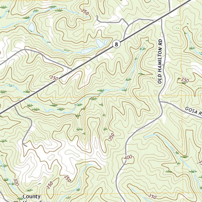 United States Geological Survey Amory SW, MS (2020, 24000-Scale) digital map