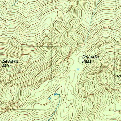 United States Geological Survey Ampersand Lake, NY (1999, 25000-Scale) digital map