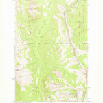 United States Geological Survey Amphitheatre Mountain, MT (1970, 24000-Scale) digital map