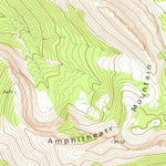 United States Geological Survey Amphitheatre Mountain, MT (1970, 24000-Scale) digital map