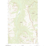 United States Geological Survey Amphitheatre Mountain, MT (2020, 24000-Scale) digital map