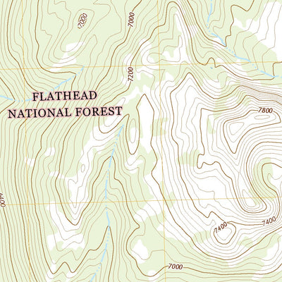 United States Geological Survey Amphitheatre Mountain, MT (2020, 24000-Scale) digital map