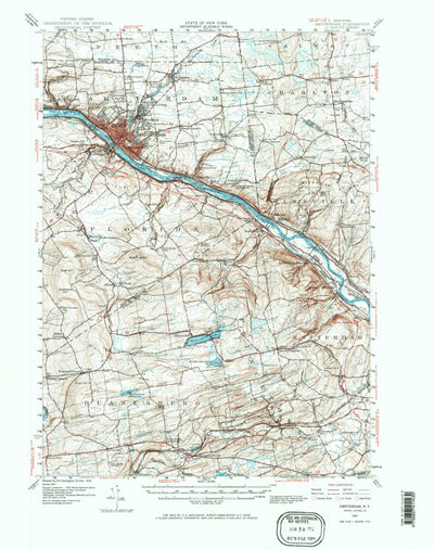 United States Geological Survey Amsterdam, NY (1947, 62500-Scale) digital map