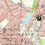 United States Geological Survey Amsterdam, NY (1954, 24000-Scale) digital map