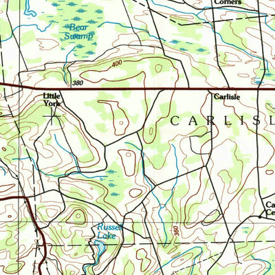 United States Geological Survey Amsterdam, NY (1985, 100000-Scale) digital map