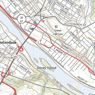 United States Geological Survey Amsterdam, NY (2023, 24000-Scale) digital map