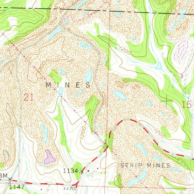 United States Geological Survey Amsterdam, OH (1960, 24000-Scale) digital map
