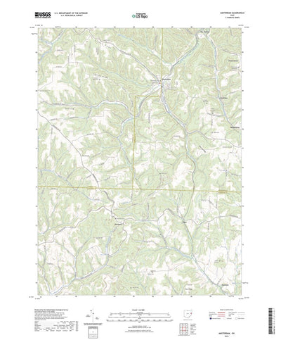United States Geological Survey Amsterdam, OH (2023, 24000-Scale) digital map
